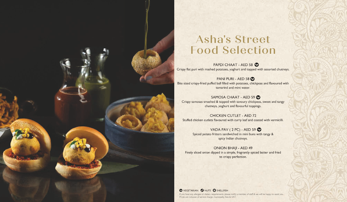 Menu Asha's Restaurant-6